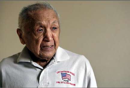 World War II vet Eddie Fung, 90, is one of 40 survivors of &#39;The Lost Brigade&#39; of U.S. POWs who built the railroad over the Kwai River linking Burma and ... - Screen-shot-2013-03-19-at-1.31.42-PM