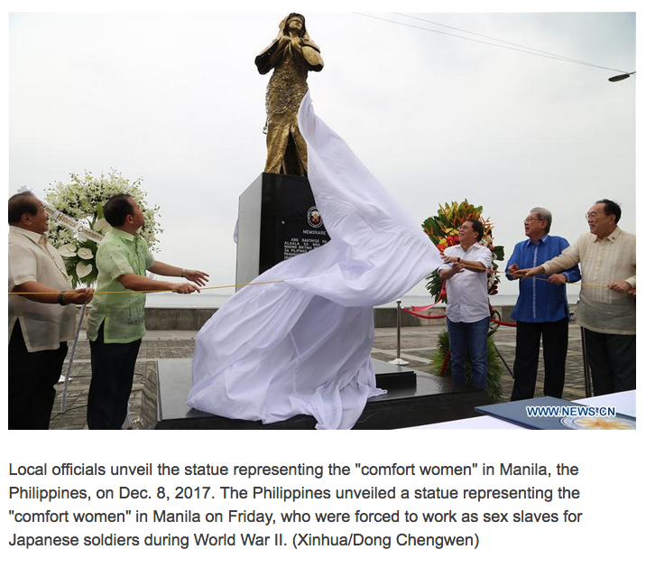 Philippines Unveils World War II Sex Slave Statue In ManilaCanada ALPHA